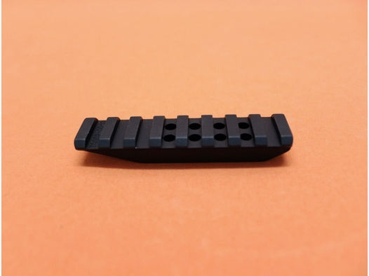Recknagel	 Era-Tac Picatinny-Aufsatz (T0908-0013) BL=85mm, zentrisch, Alu schwarz für ERA-Tac Ringe BH=13mm