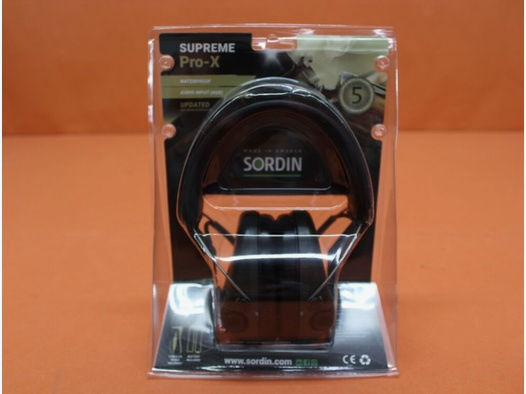Sordin	 Sordin Supreme Pro-X Kapsel-Gehörschutz Grün elektronisch/ digital, Abschaltautomatik (75302-X/L-S)