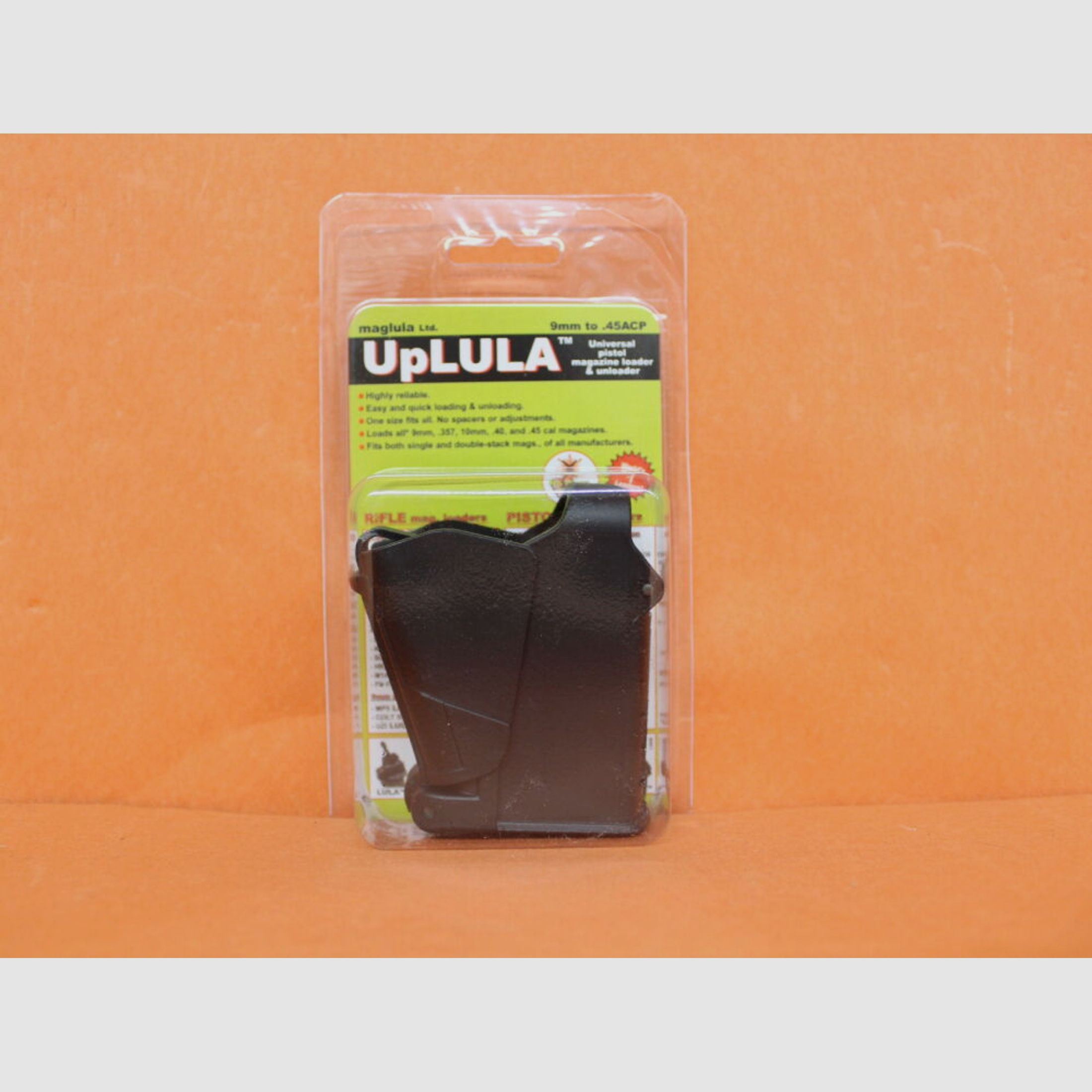 Maglula	 Maglula UpLULA (UP60B): Magazinlader/-entlader für Pistolenmagazine 9mm bis .45Auto BLK