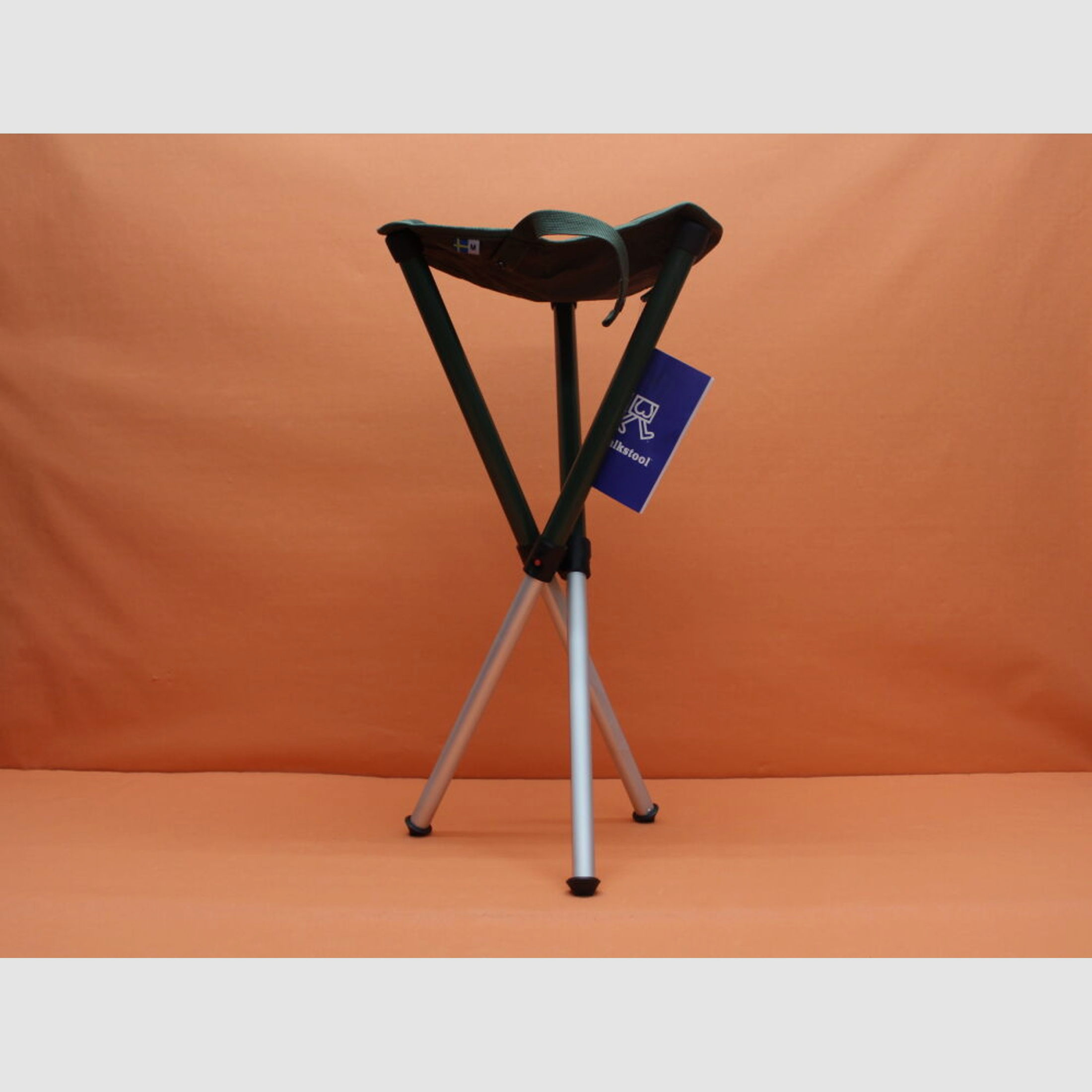 Walkstool	 Walkstool Basic: Dreibein-Sitzstuhl 60cm mit Teleskopbeinen zum platzsparenden transportieren