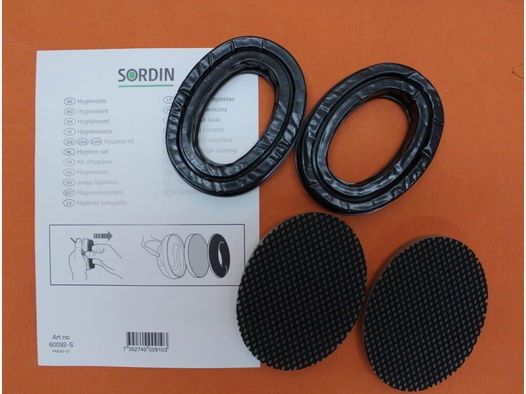 Sordin	 Sordin: Hygieneset Silikon für alle MSA Sordin Gehörschutz-Modelle (1 Paar) mit Gelpolster