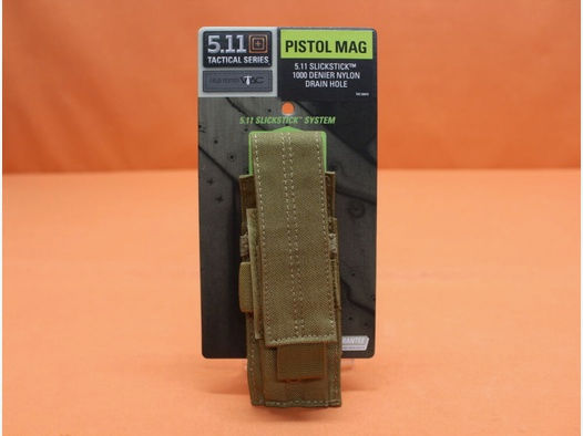 5.11	 5.11 Pistol Mag Pouch (58711) 019 Black Magazintasche für 1 Pistolen-Magazin (SlickStick System)