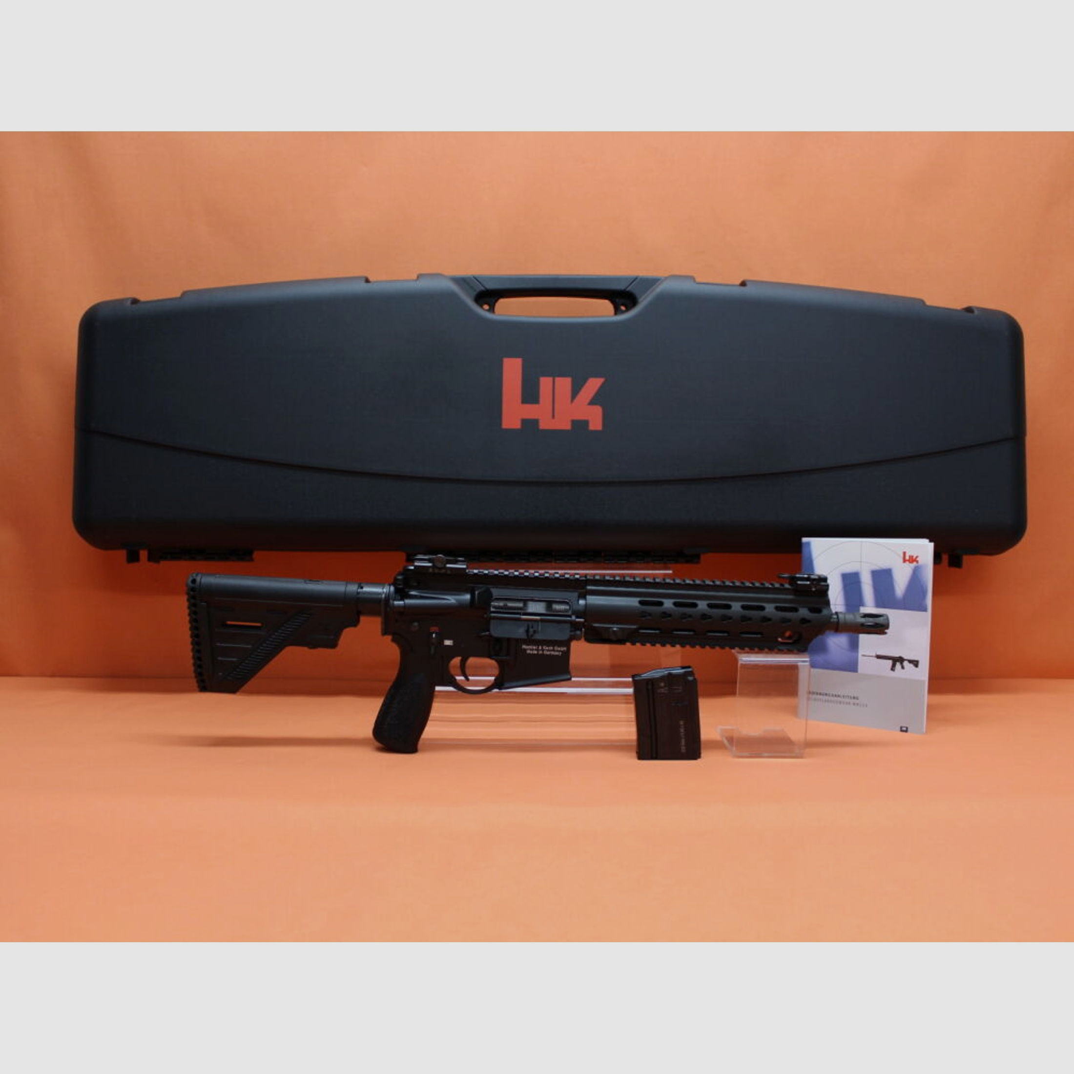 Heckler & Koch HK	 Ha.Büchse .223Rem Heckler&Koch/H&K MR223 A3 11" Lauf Schwarz HKey, Gas-Piston-System AR-15/HK416