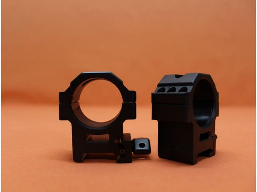 UTG - Leapers	 UTG QD Montageringe 30mm Medium (RG2W3156) Twist Lock Alu schwarz für Picatinnyprofil BH=15mm