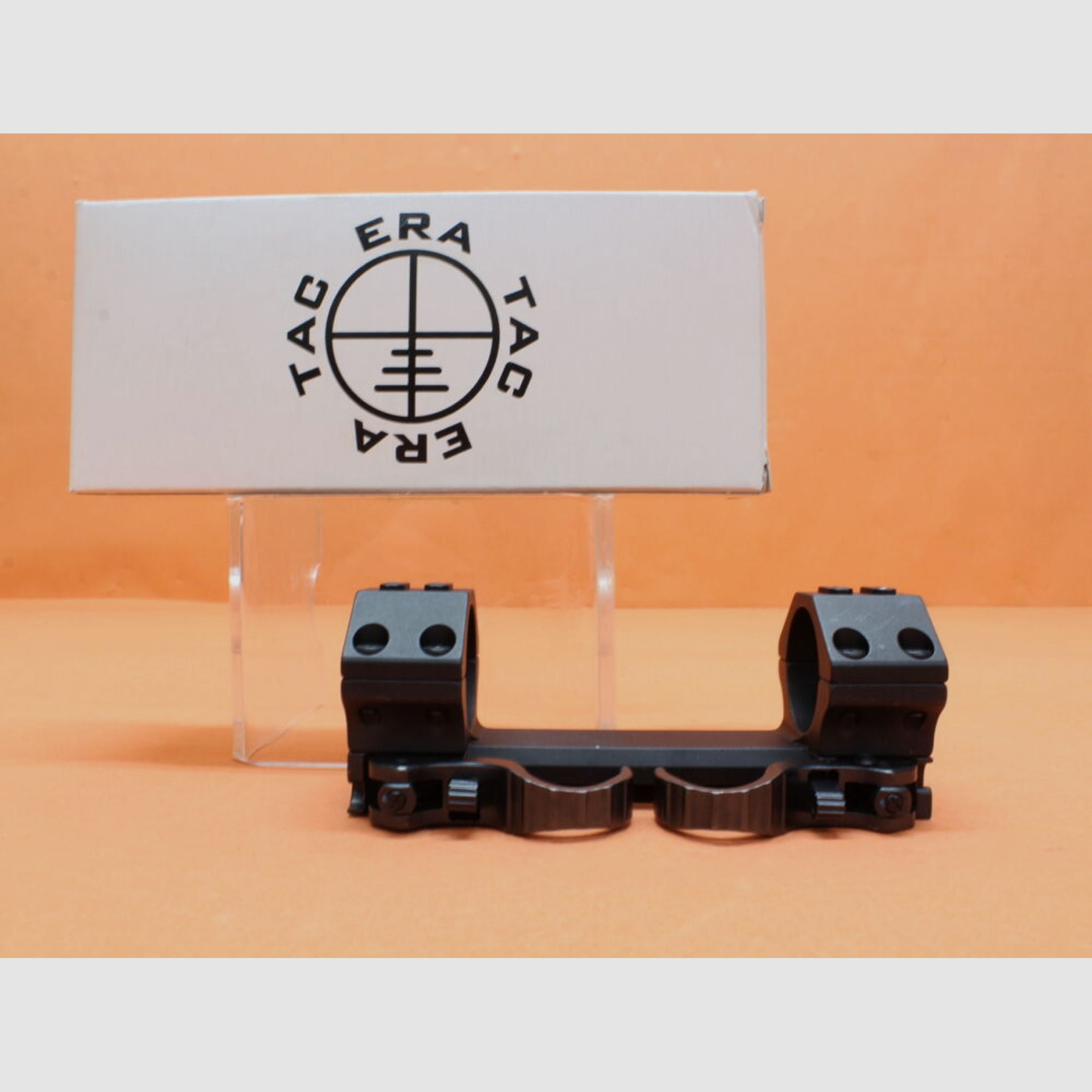 Recknagel	 Era-Tac QD Blockmontage 30mm (T1013-0010) mit Hebel, Alu schwarz, BH=10mm für Picatinnyprofil