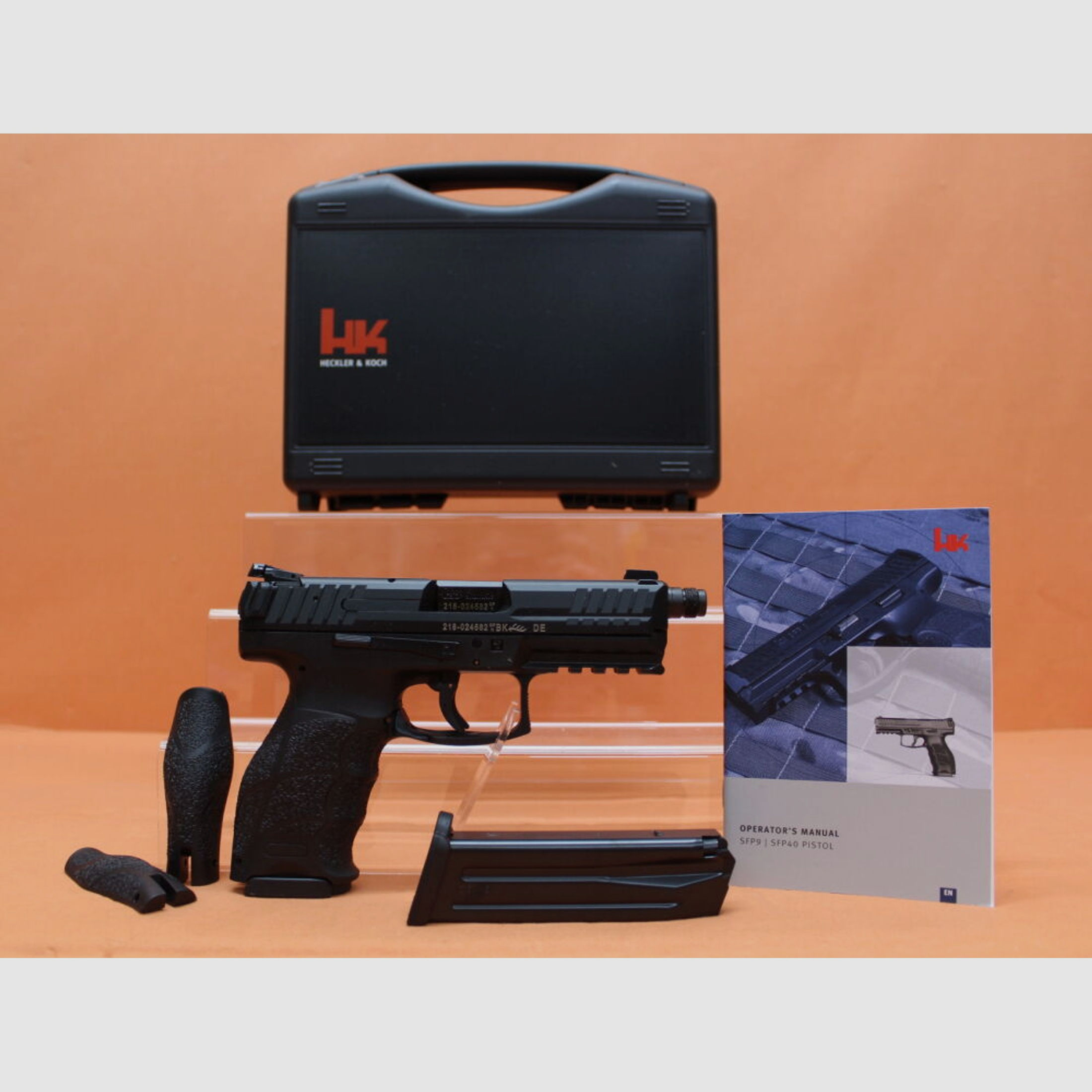 Heckler & Koch HK	 Ha.Pistole 9mmLuger Heckler&Koch/H&K HK SFP9 (SF) SD 120mm Polygonlauf/Gewinde M13,5L (9mmPara/9x19)