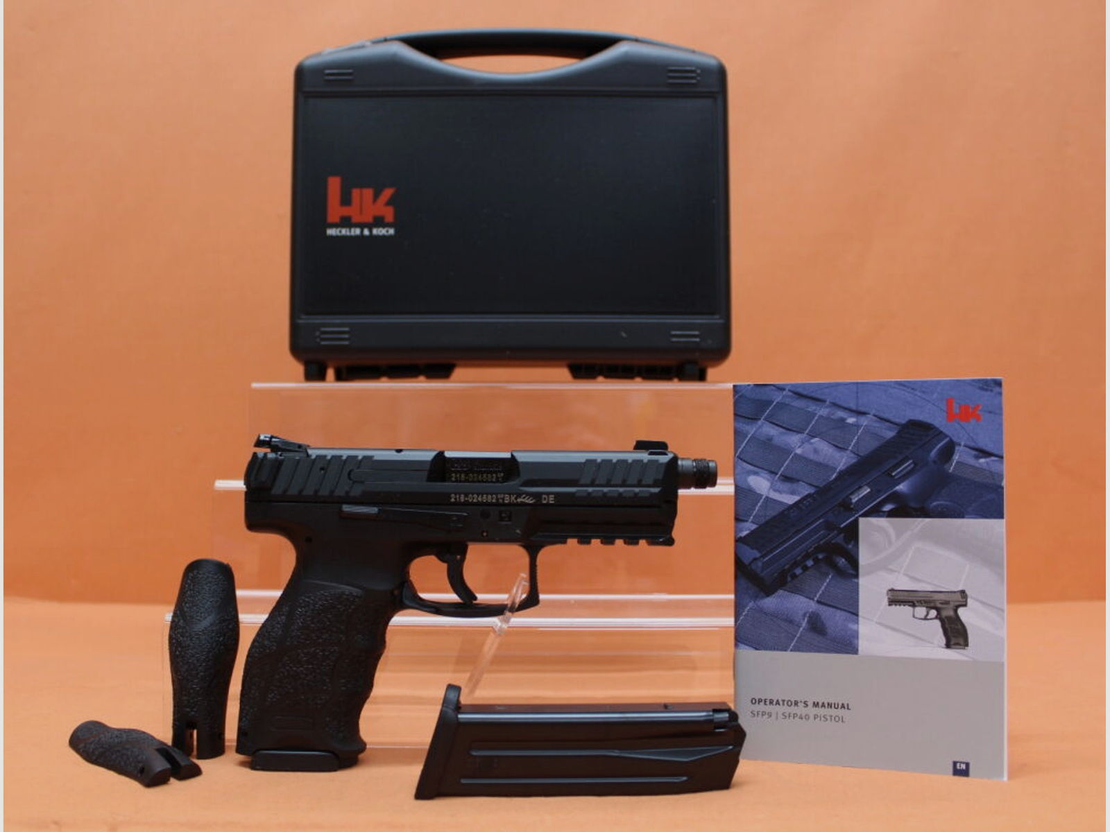 Heckler & Koch HK	 Ha.Pistole 9mmLuger Heckler&Koch/H&K HK SFP9 (SF) SD 120mm Polygonlauf/Gewinde M13,5L (9mmPara/9x19)