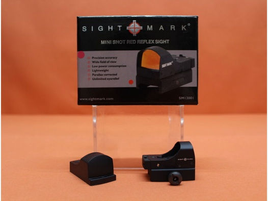 Sightmark	 Sightmark Mini-Shot SM13001 Leuchtpunktvisier: 3MOA Dot Absehen/ 1MOA Skala/ Aluminium Schutzbügel