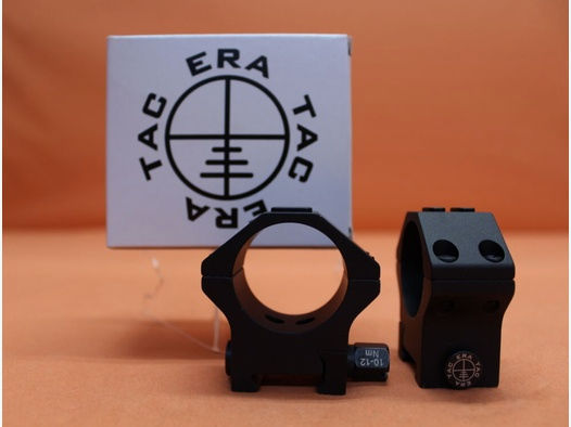 Recknagel	 Era-Tac Montageringe 34mm (T5004-0013) mit Mutter, Alu schwarz, BH=13mm für Picatinnyprofil