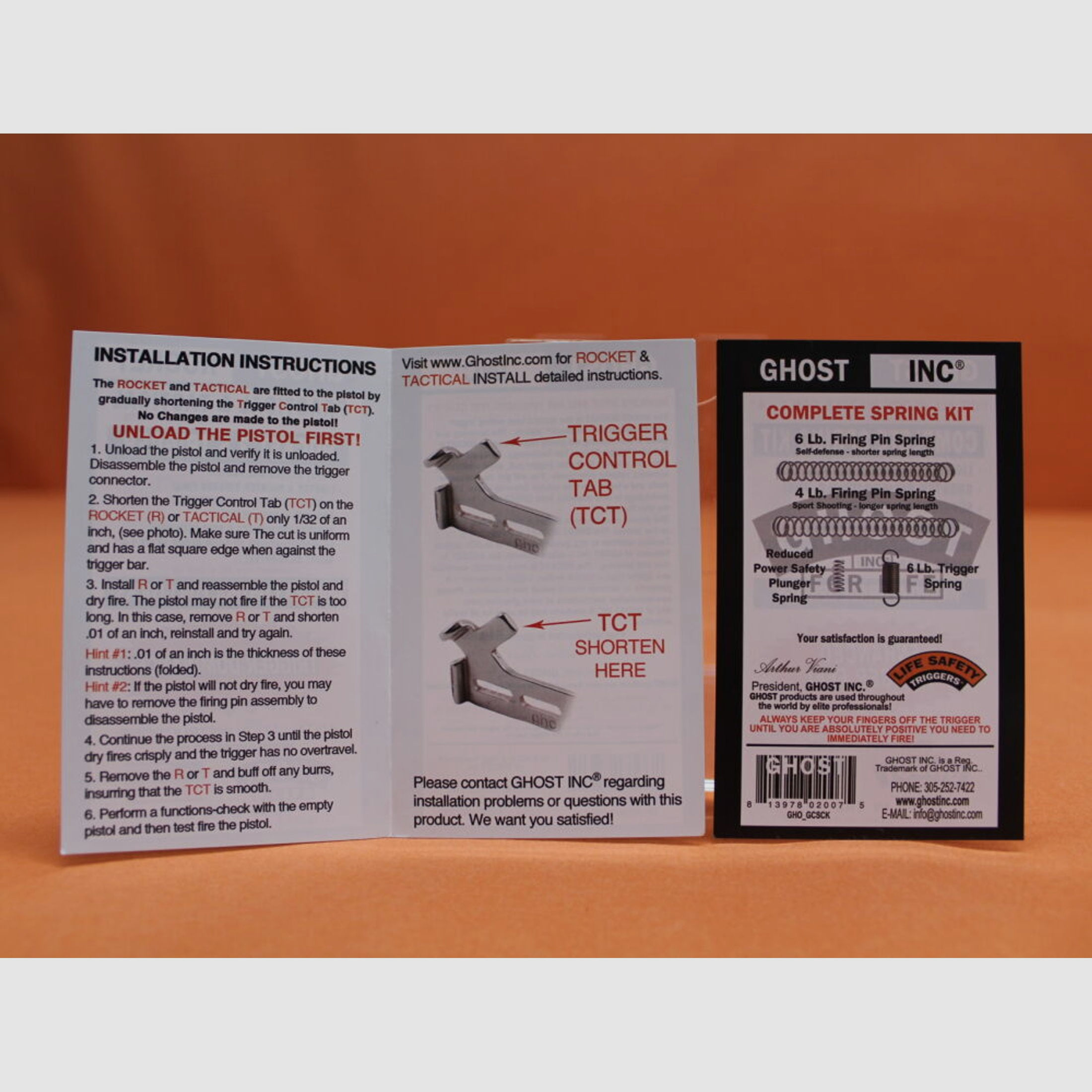 Ghost Inc.	 Glock (-Gen.4): Ghost Rocket Trigger Kit (GHO-RIK-100-003-306)