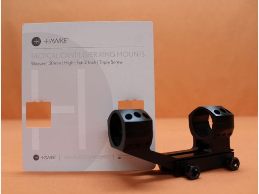 HAWKE	 HAWKE Blockmontage Tactical AR 30mm (24135) BH=25mm Alu schwarz matt für Picatinnyprofil