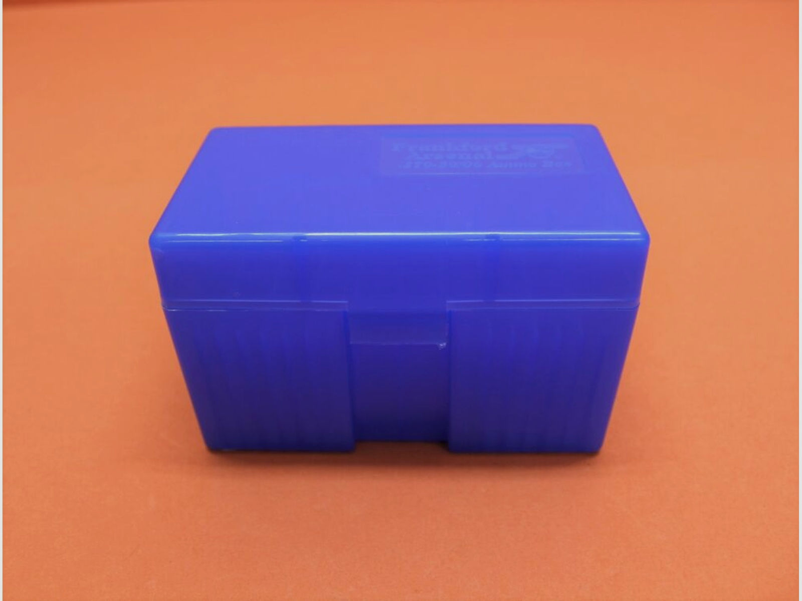 Frankford	 Frankford Arsenal Plastic Ammo Box (510) .270-.30-06 50 Rds. Polymer Blue/ Munitionsbox mit Klappdeckel