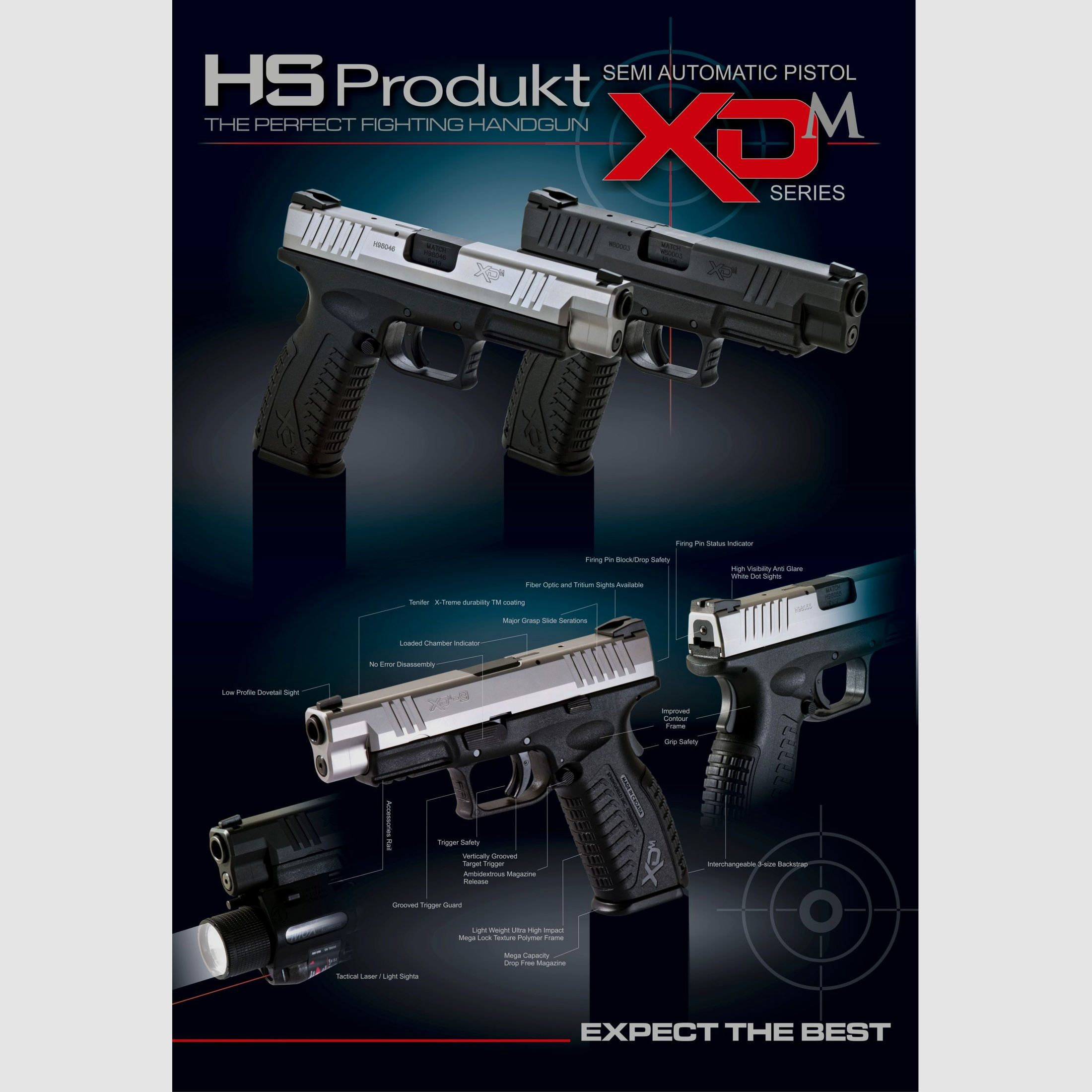 HS Produkt	 XDM-45ACP 4.5 cal .45ACP