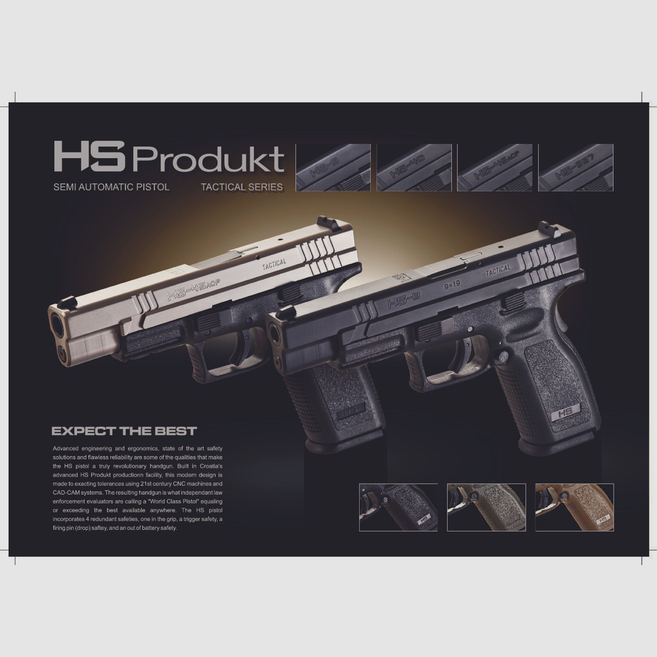 HS Produkt	 HS-9 TACTICAL 5" cal 9X19