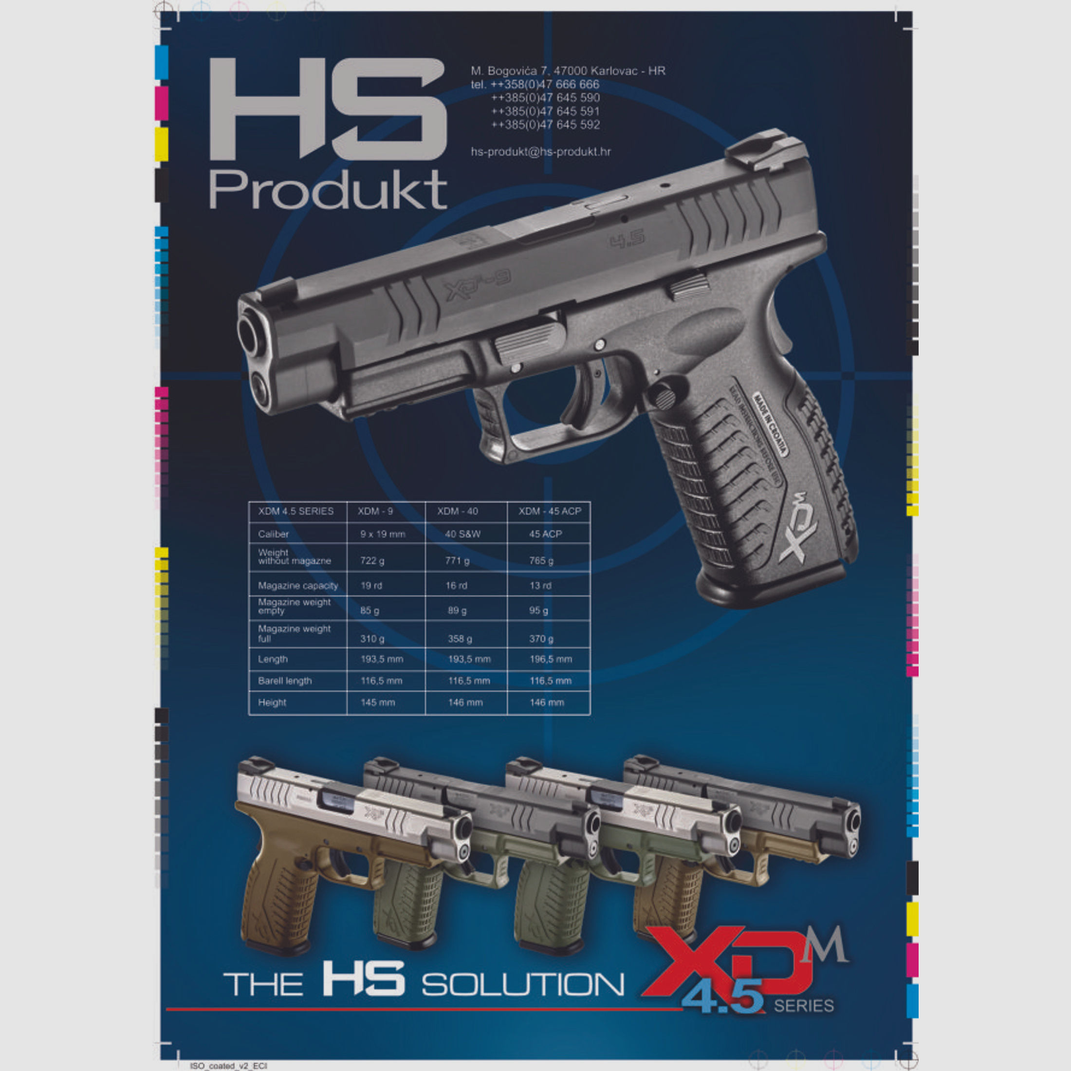 HS Produkt	 XDM-40 4.5 cal .40 S&W