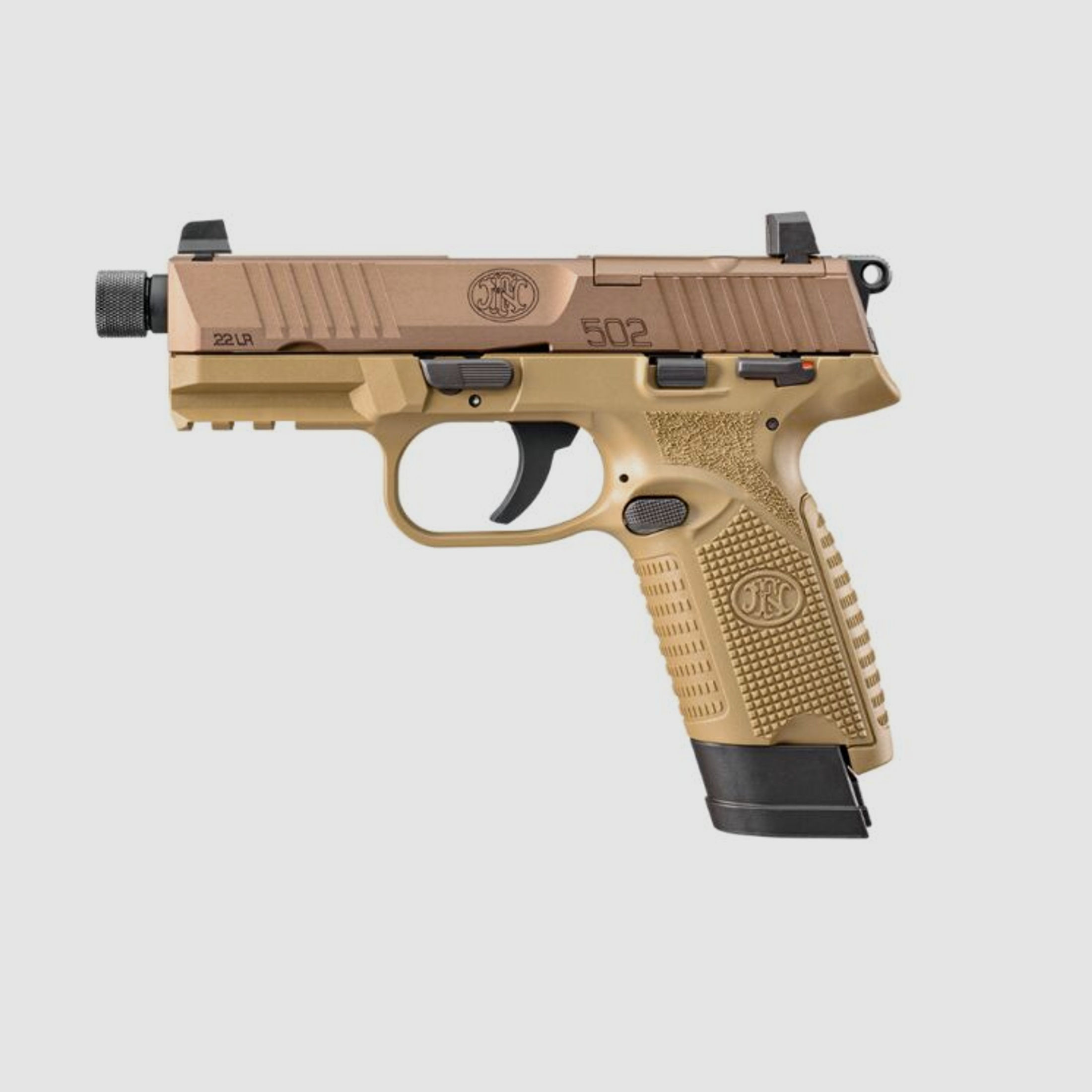 FN	 502 Tactical Optic-Ready FDE Auf Lager
