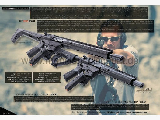 HERA Arms	 The 9ers Sport C Sondermodell 2020 IPSC - 13.5 Zoll Lauf