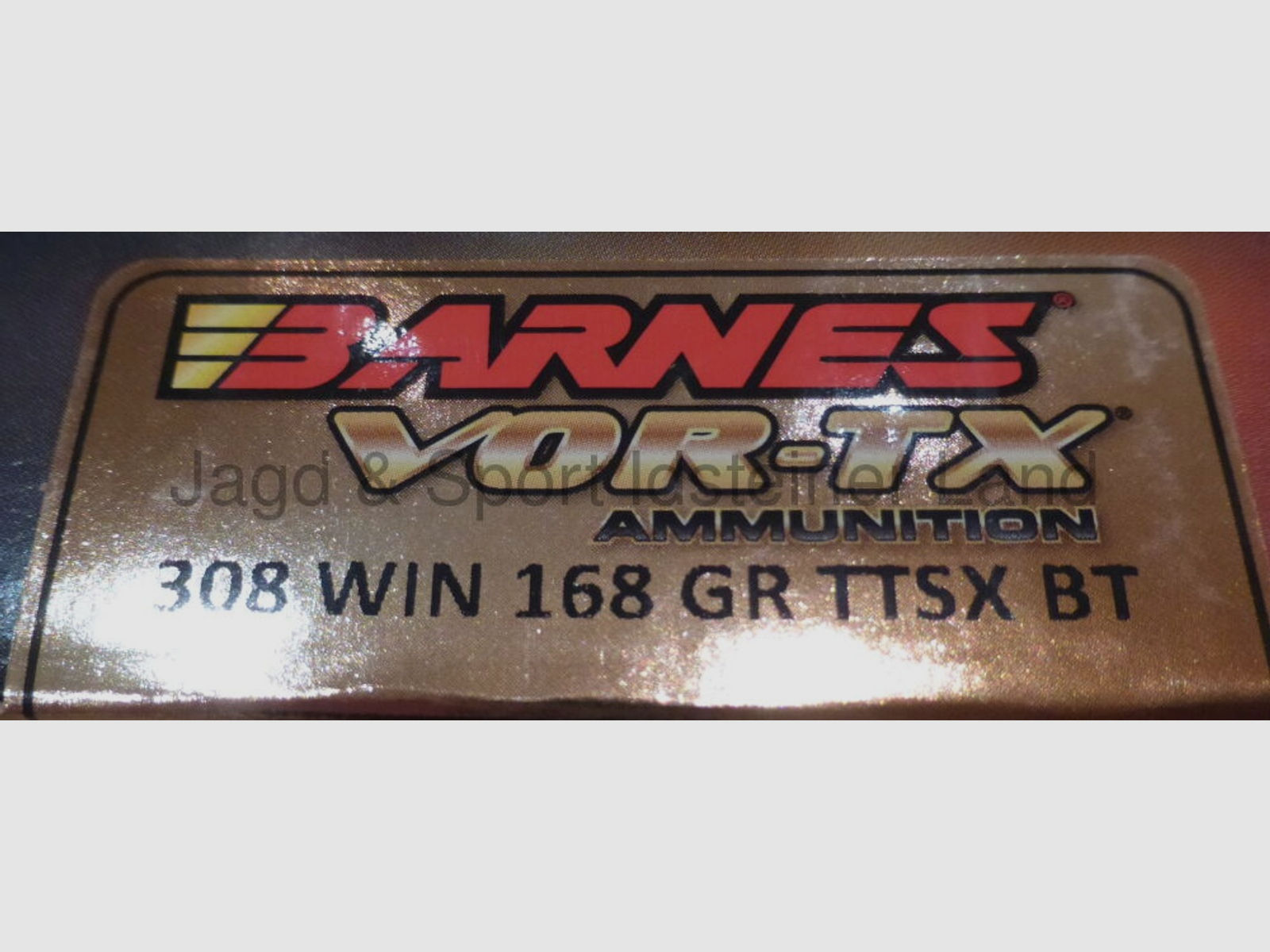 Barnes	 VOR-TX euro TTSX 168grs (bleifrei)