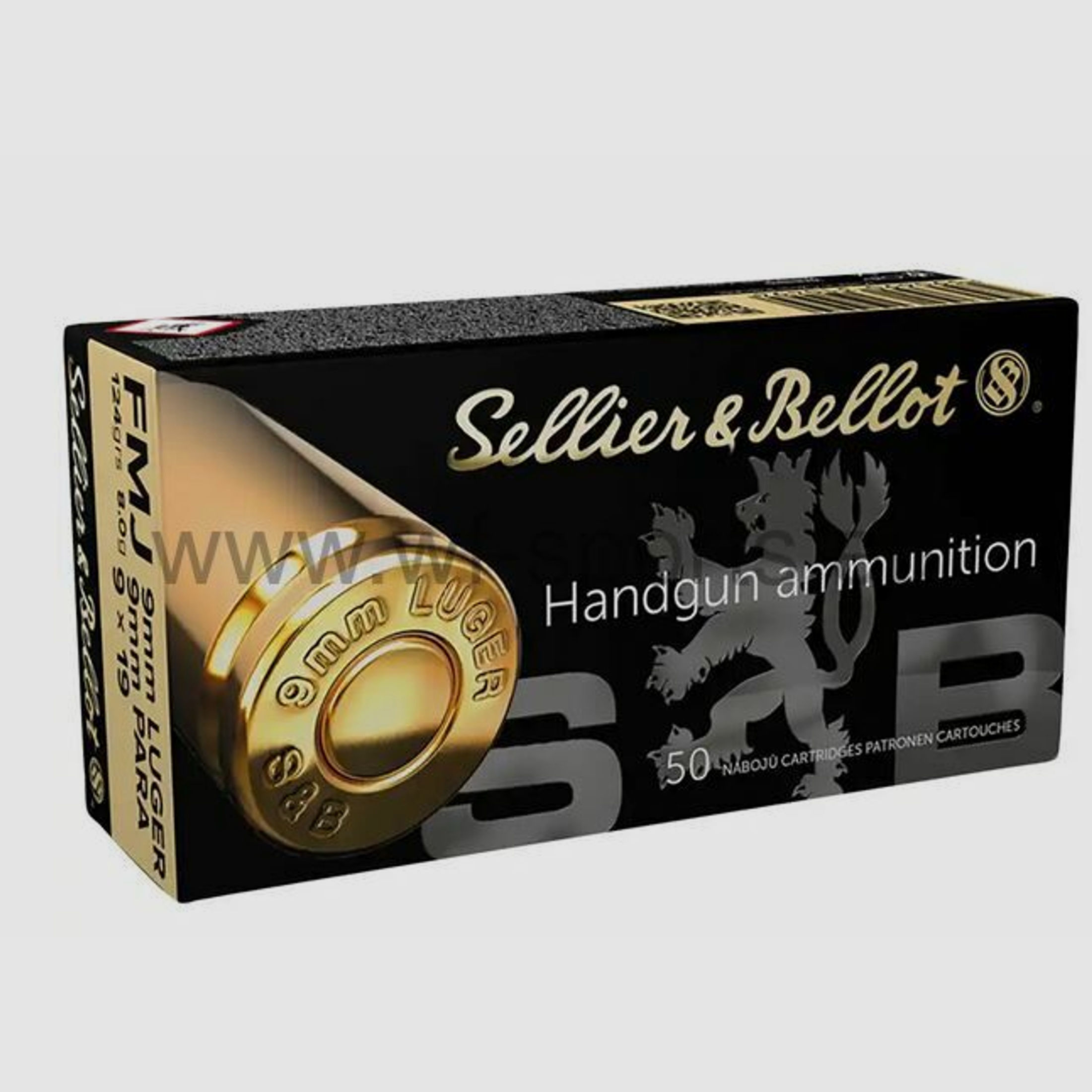 Sellier & Bellot 9mm Luger 50Stck	 9x19 Luger WF-SPORTS