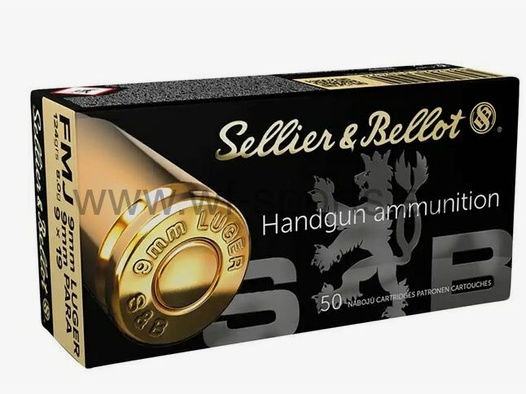 Sellier & Bellot 9mm Luger 50Stck	 9x19 Luger WF-SPORTS