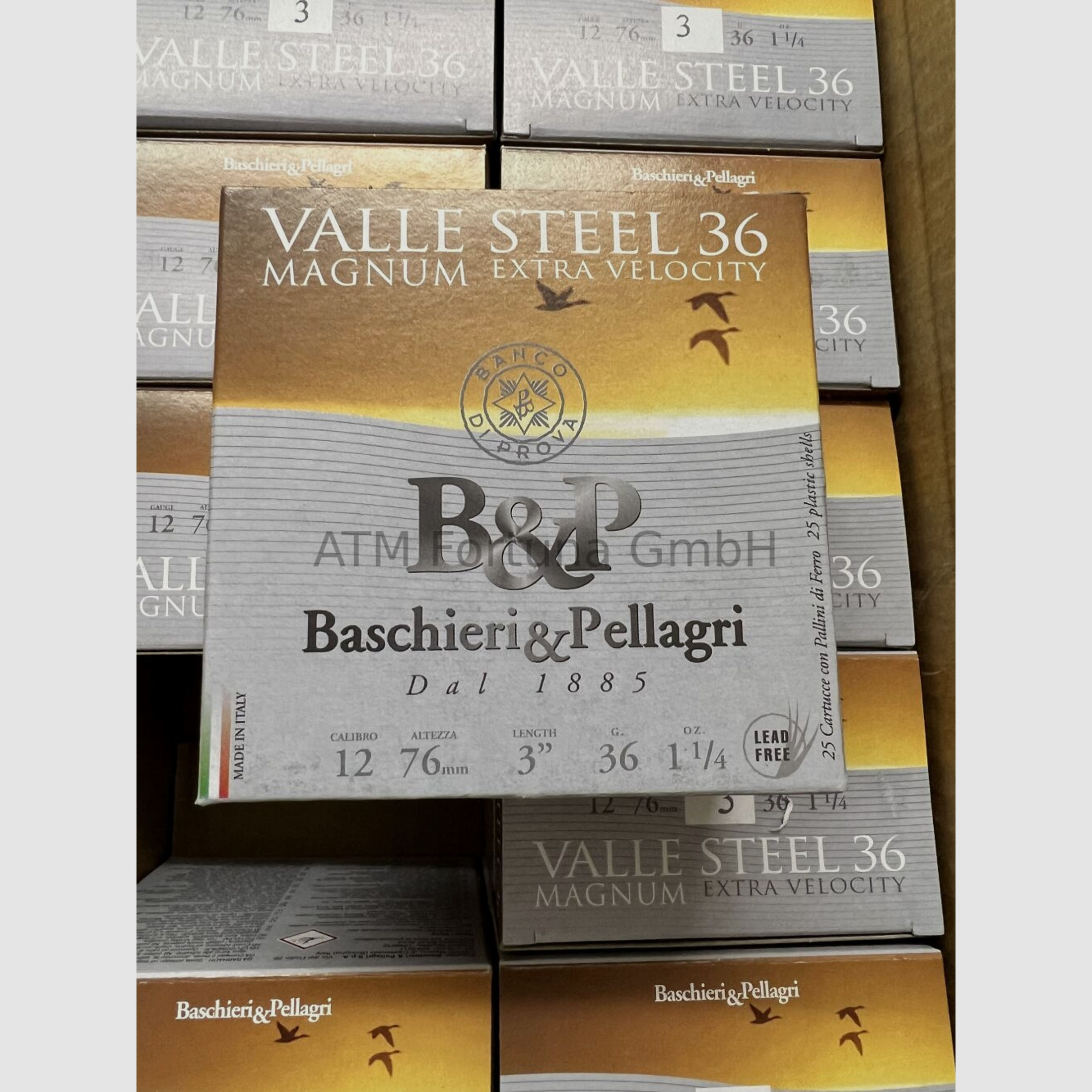 Baschieri & Pellagri	 12/76 Valle Steel Magnum *Bleifrei* HV 3,3mm 36g