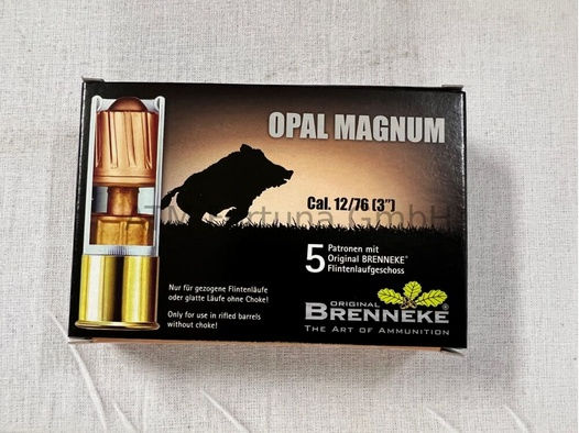 Brenneke	 12/76 Opal Magnum 43,0g/666grs