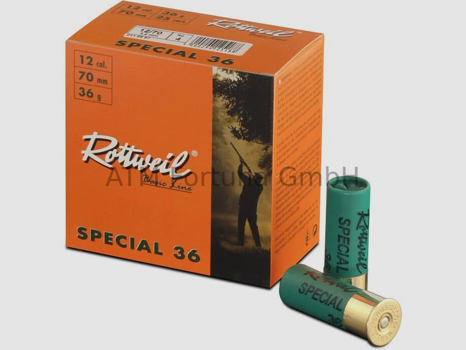 Rottweil	 Rottweil Special 36 12/70 36 gr Schrotpatronen 3,2mm