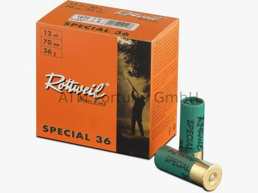 Rottweil	 Rottweil Special 36 12/70 36 gr Schrotpatronen 3,2mm 1000 Stück