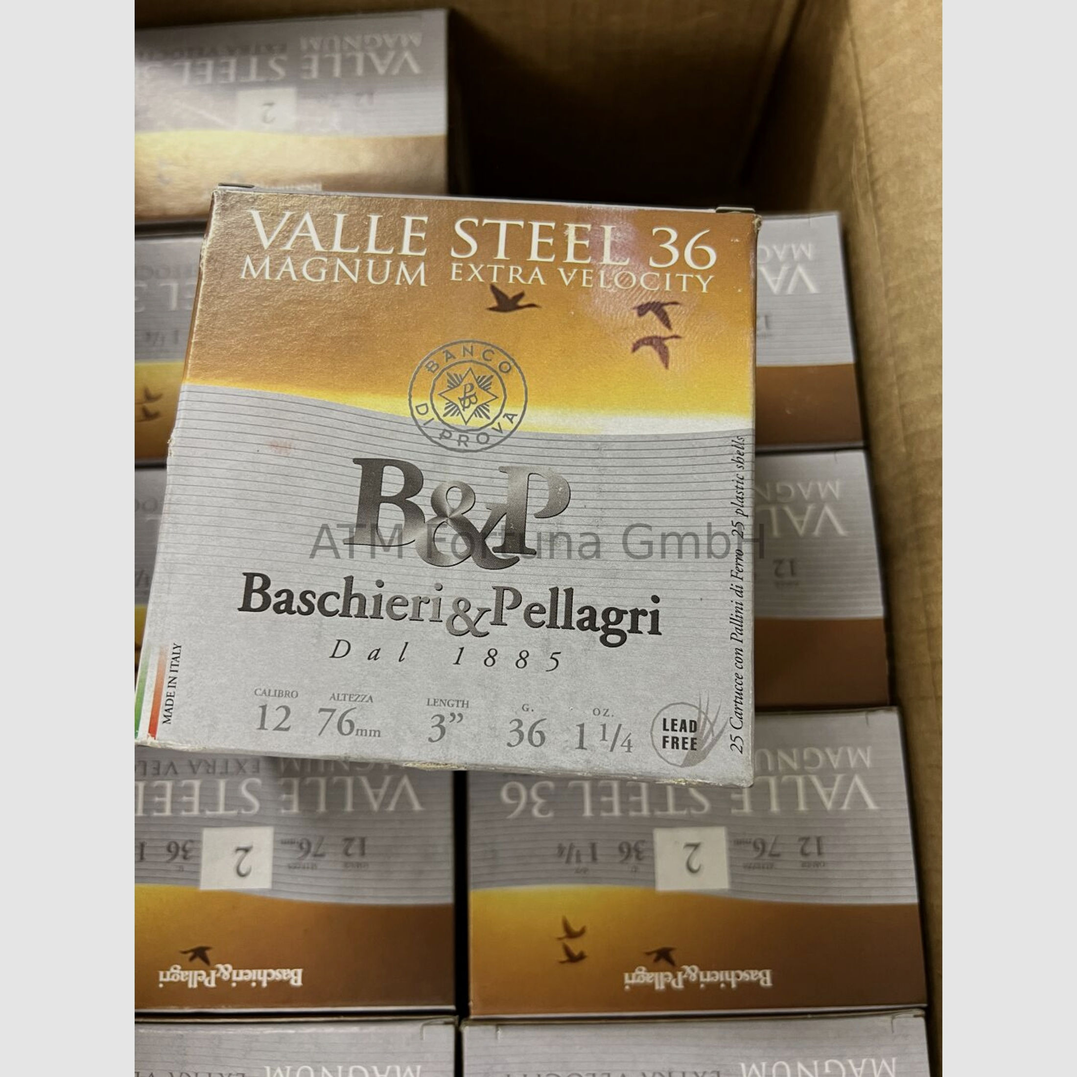 Baschieri & Pellagri	 Valle Steel Magnum *Bleifrei* HV 12/76 36 g, 3,5 mm