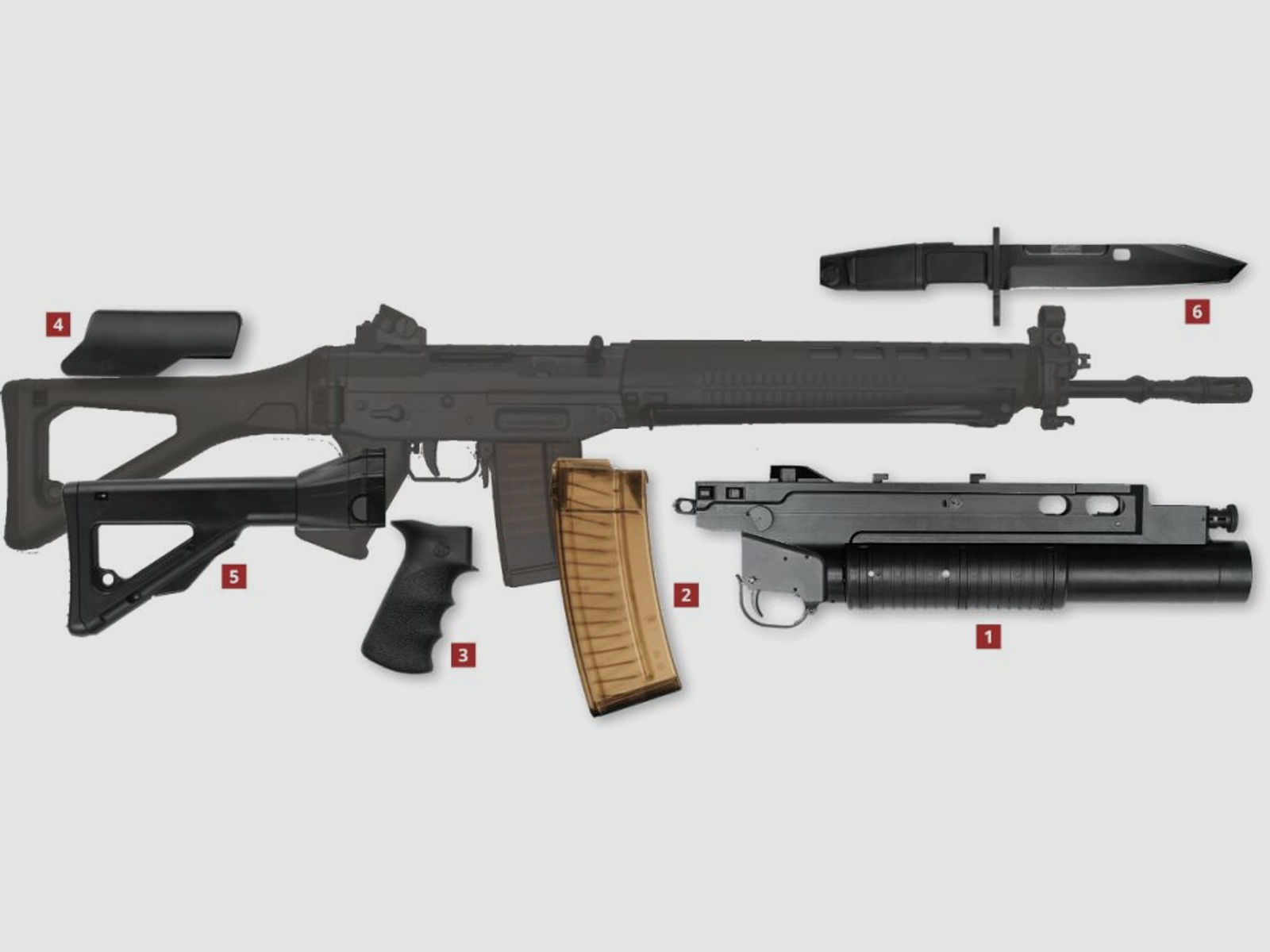 SIG SAUER Swiss Arms	 SG 550 (PE 90)