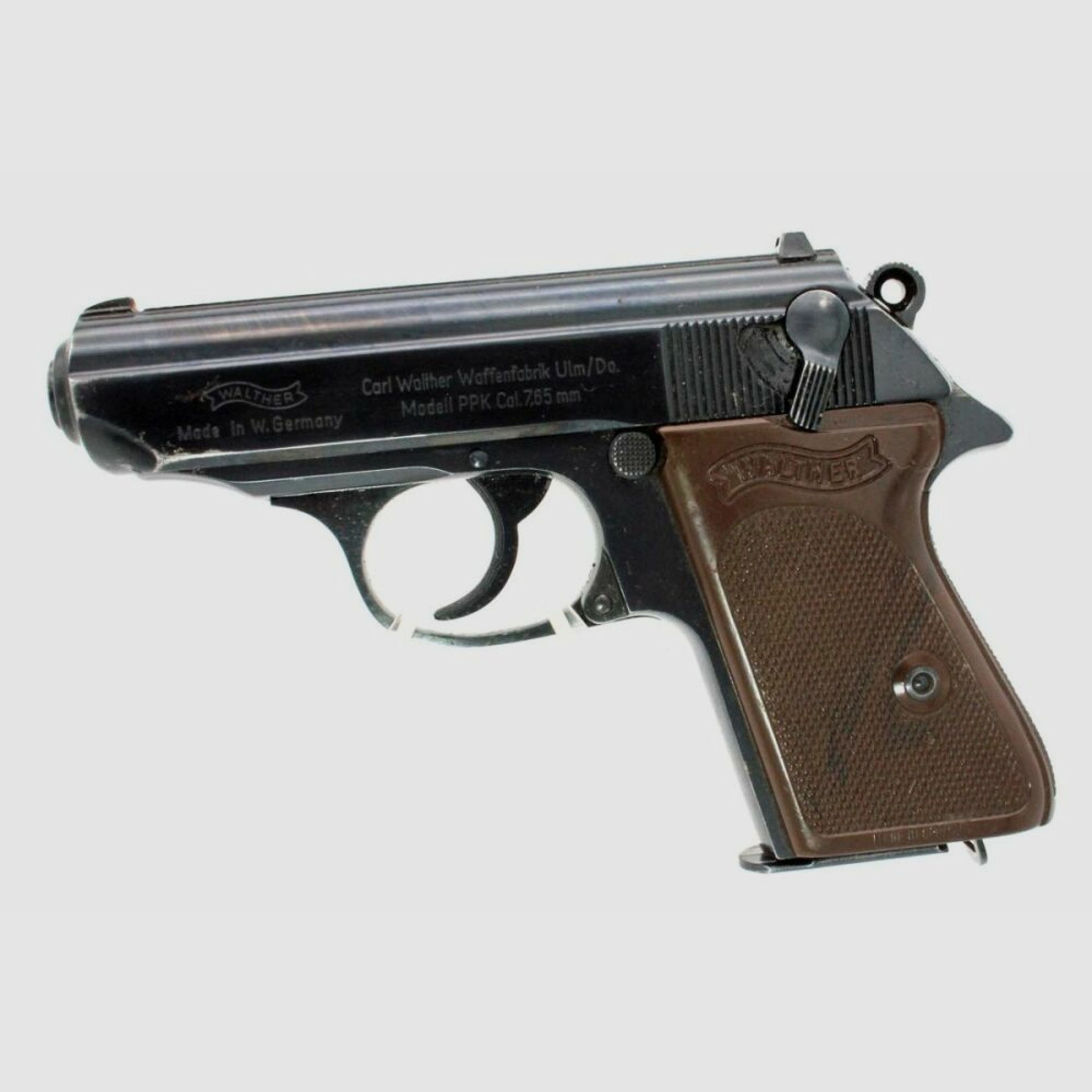 Walther Sport- und Behördenwaffen	 Walther PPK Kal. 7,65 Top Stahlgriffstück