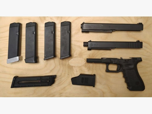 Glock	 35 .40 S&W Pistole + TSG-22 Wechselsystem .22lr