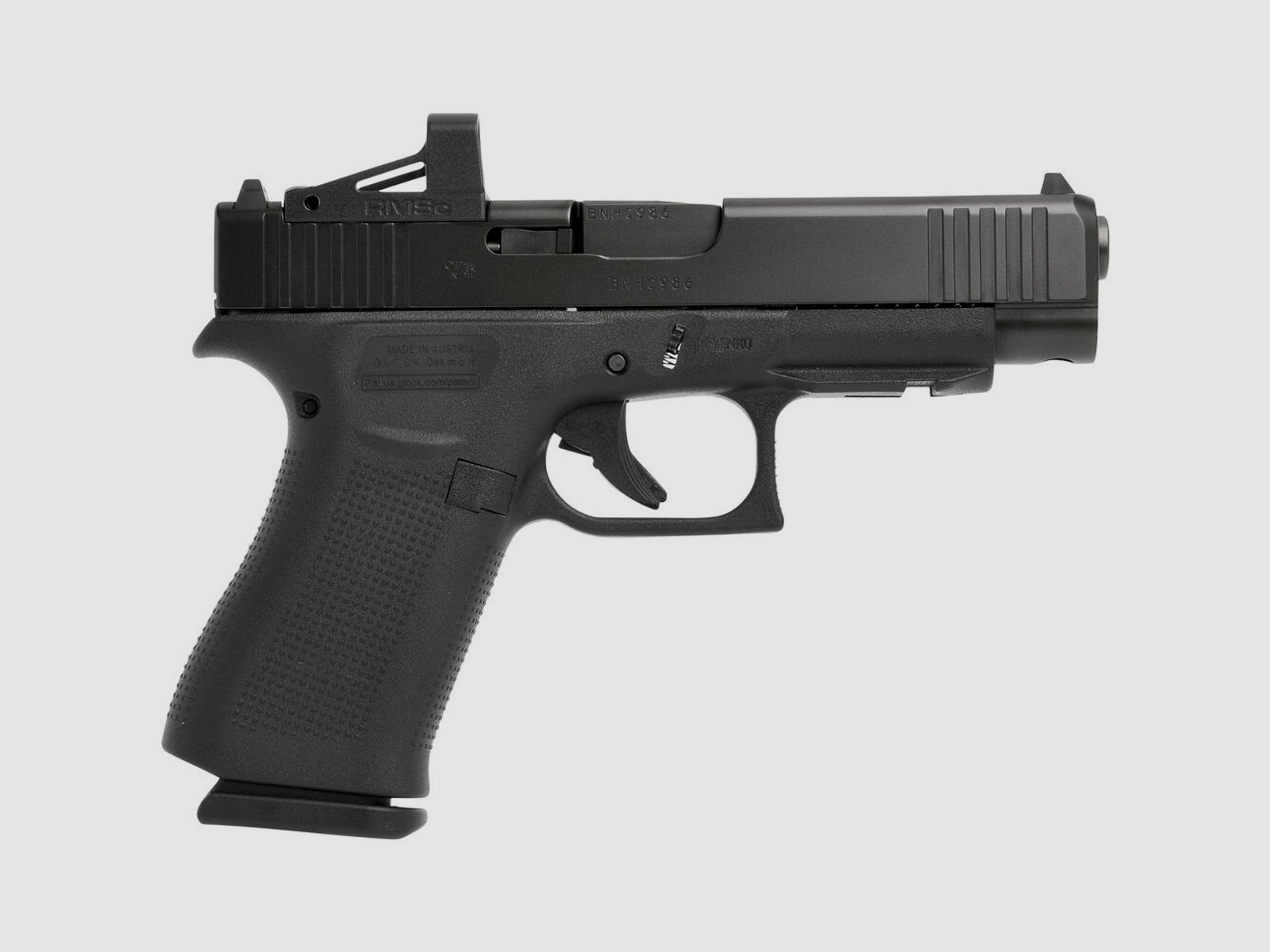 Glock	 48 mit montiertem RMSc Shield Red Dot Pistole