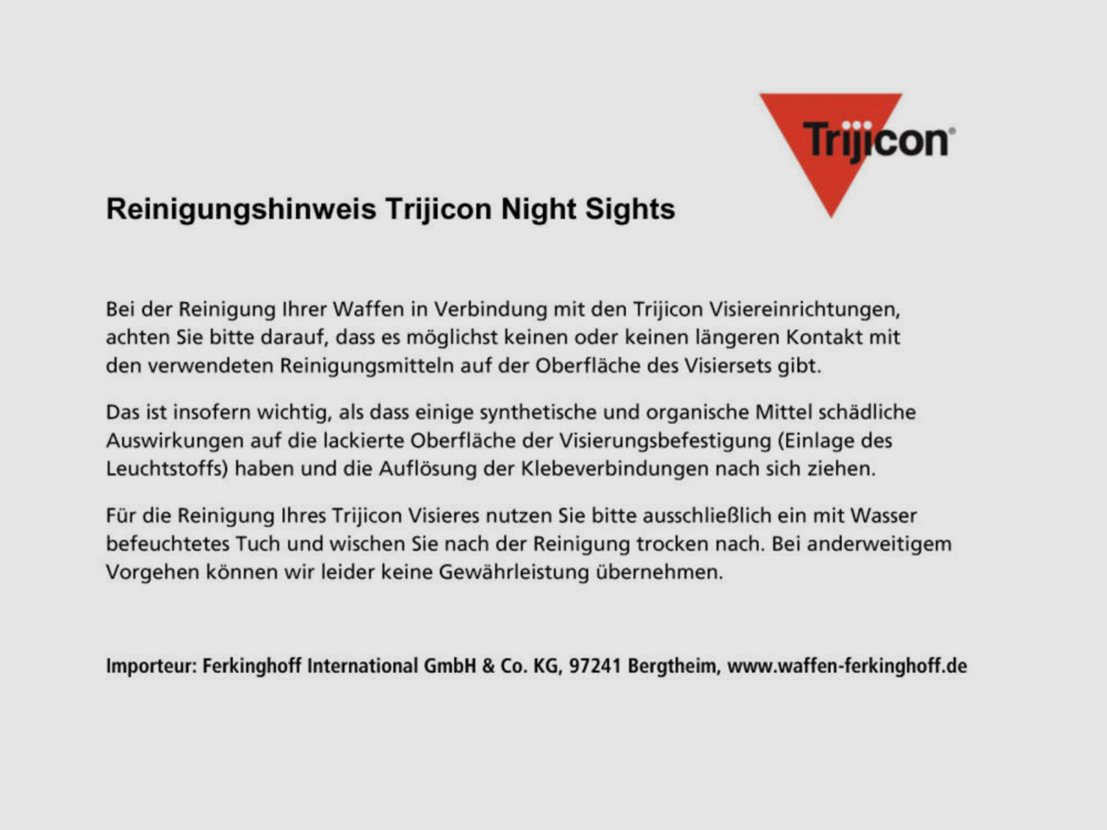 Trijicon	 N-Visierset HD Gelb Glock