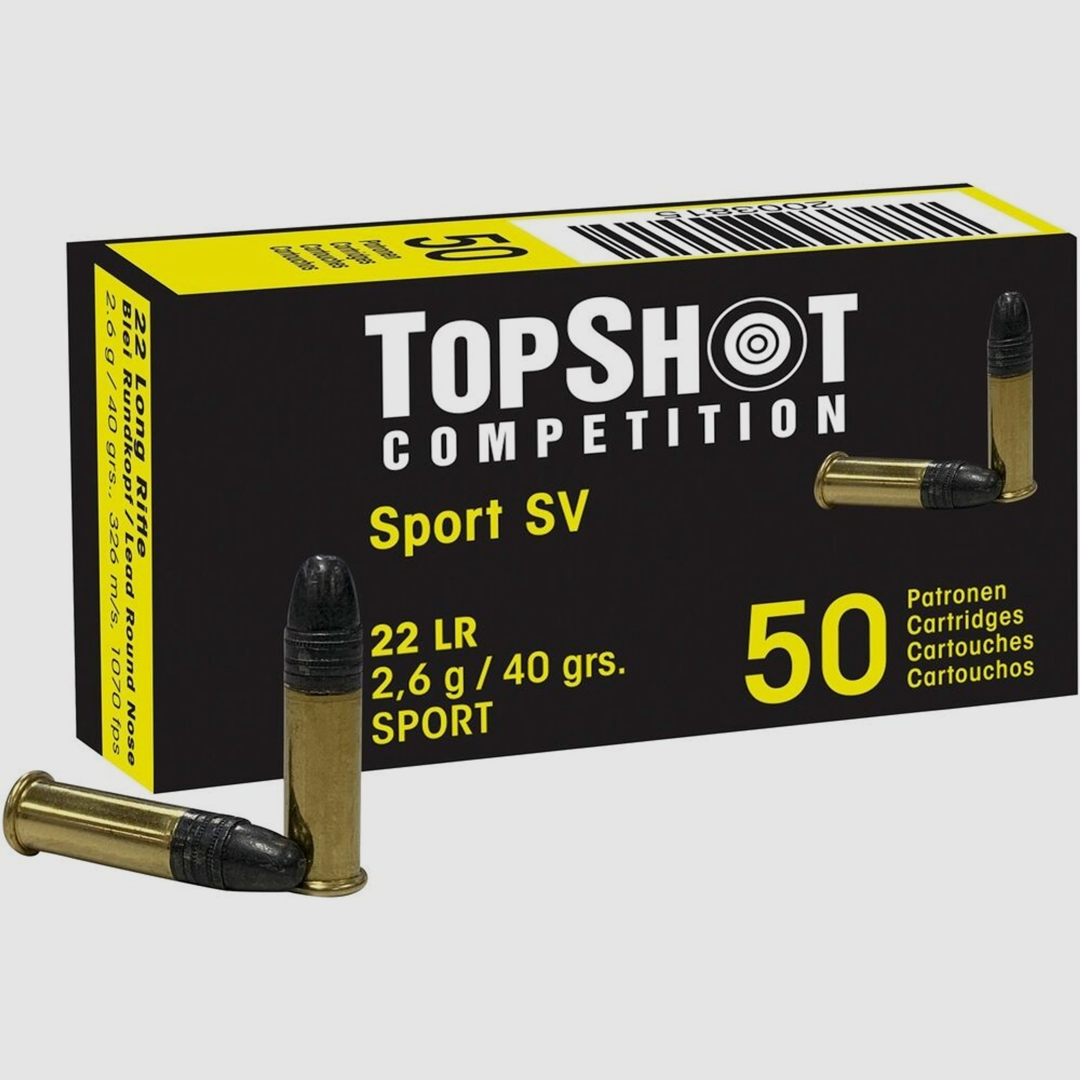 TOPSHOT Competition	 Black Edition SV 2,6g/40grs. .22 lfB.