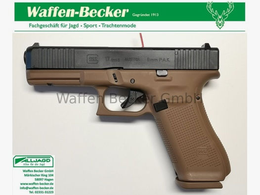 Glock	 17 Gen.5, 9mm P.A.K. Black-Coyote French Edition (limitiert!)