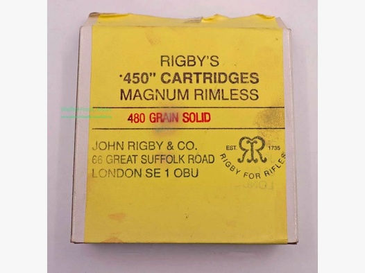 Rigby - England	 Büchsenpatronen