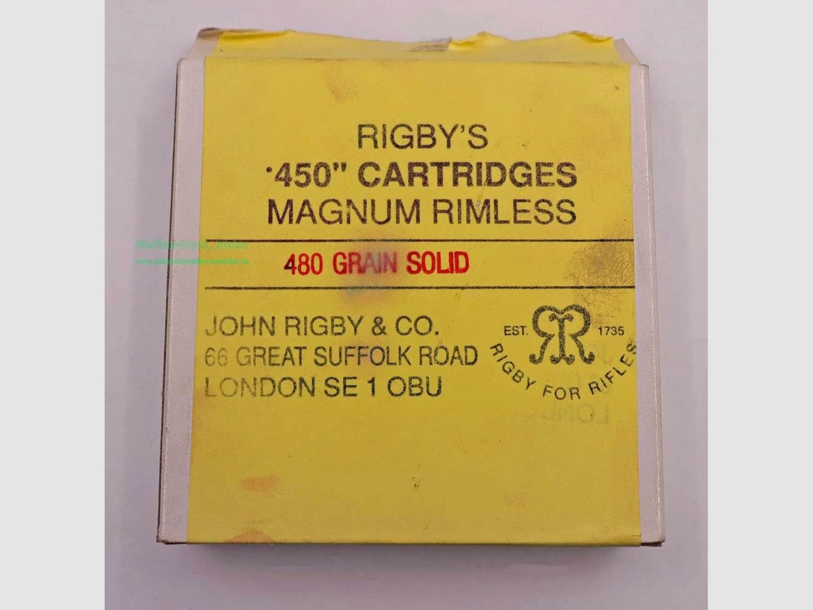 Rigby - England	 Büchsenpatronen