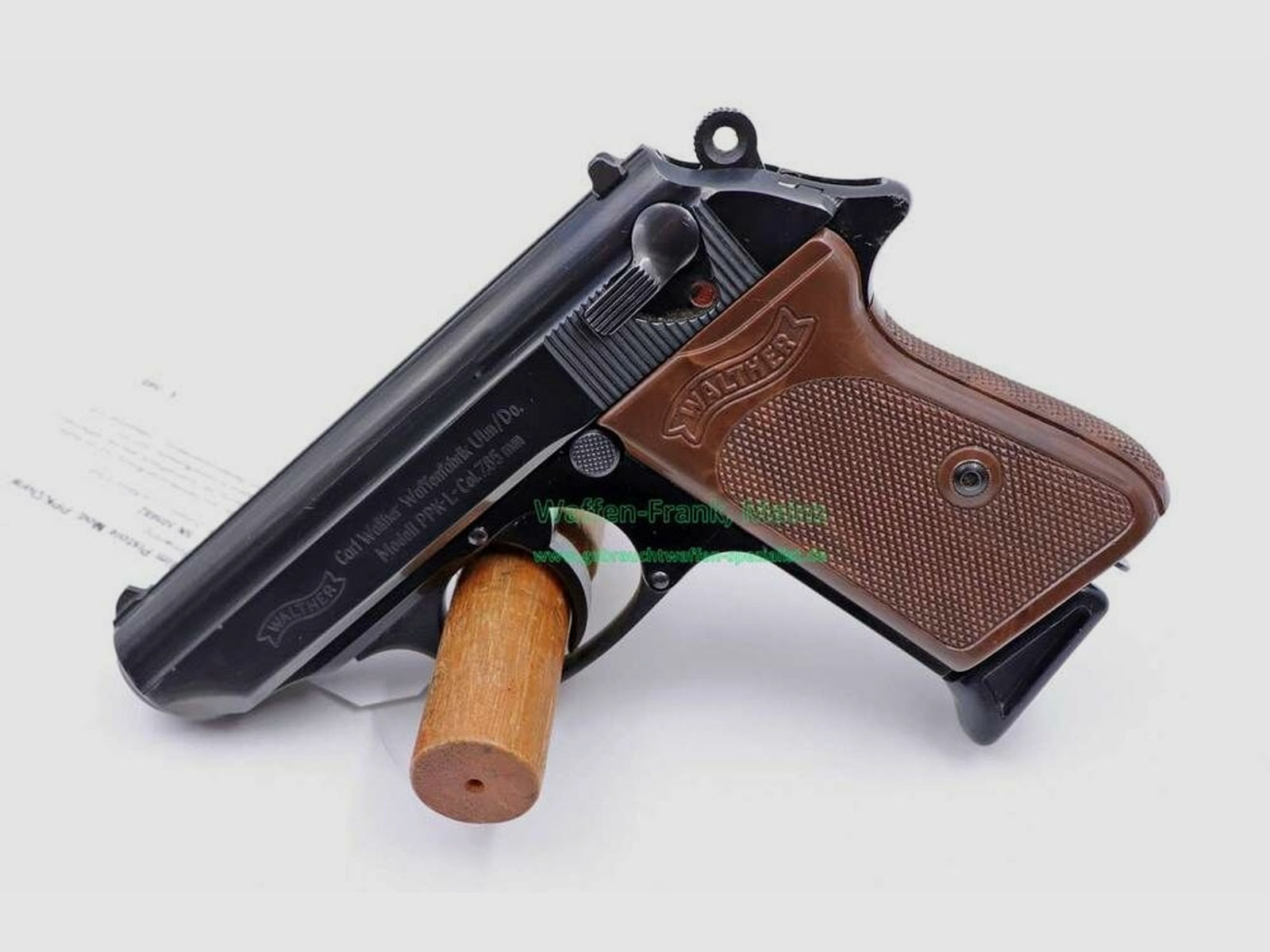 Walther - Ulm	 Pistole Mod. PPK/Dural