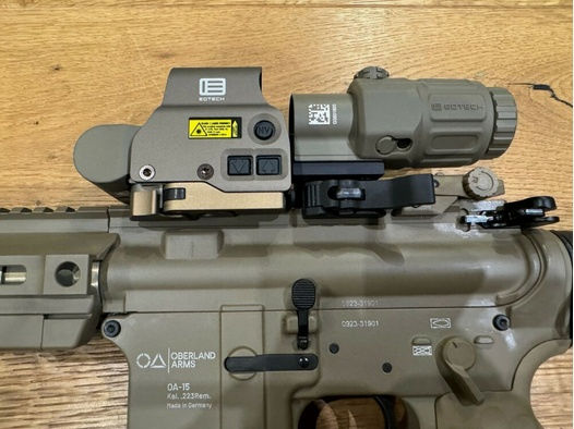 Oberland Arms	 OA-15 PR in 16,75" in FDE mit EOTECH EXPS3 -0 tan + G33 tan KSK-Spezial
