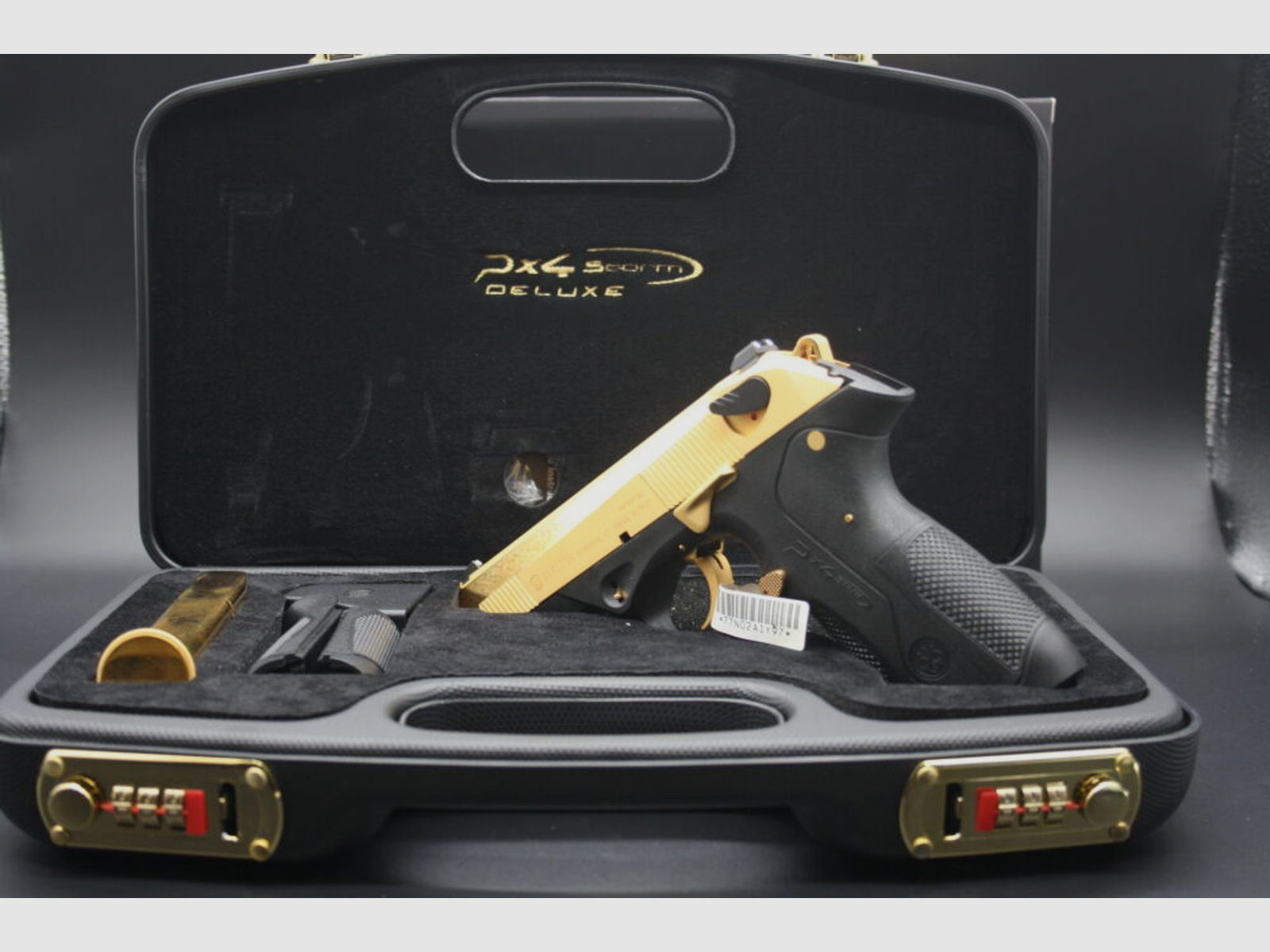 Beretta PX4 Storm de Luxe Gold NEUWAFFE 3 am Lager	 PX4 Storm de Luxe