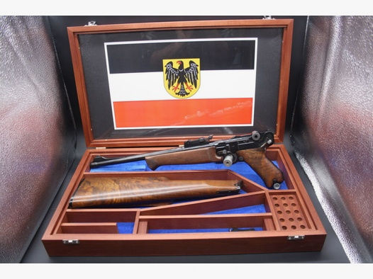 Mauser BYF 43 Pistolenkarabiner P08 Werle Kaliber 9mm Luger aus Sammlung	 Pistolenkarabiner P08