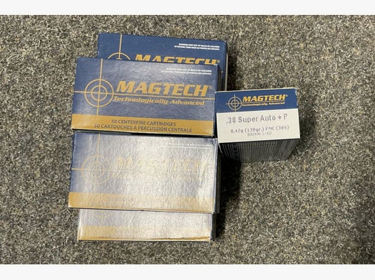 Magtech .38 Super Auto + P 130 grain