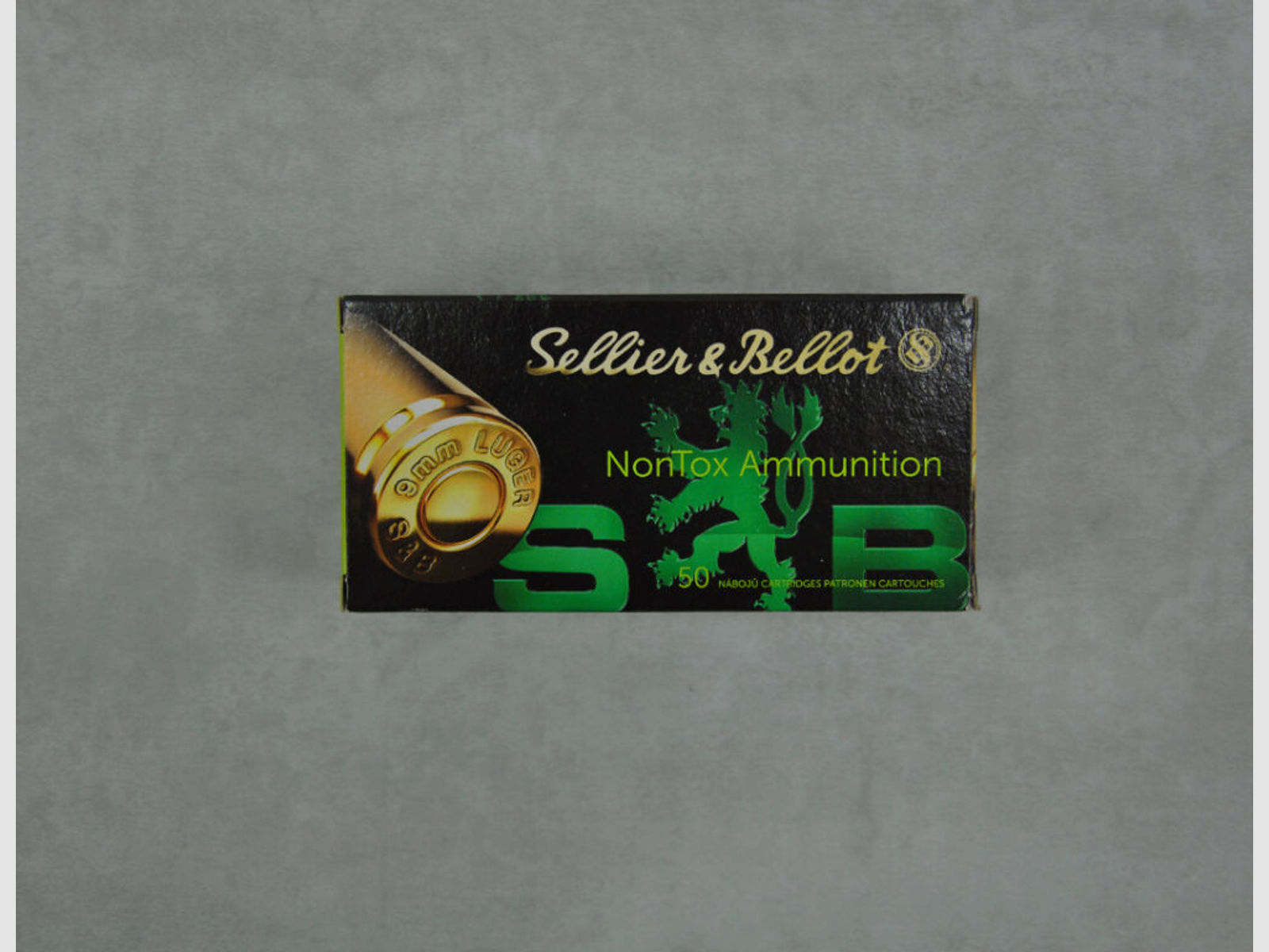 Sellier & Bellot	 TFMJ Nontox 9mm Luger *1000 Stück*