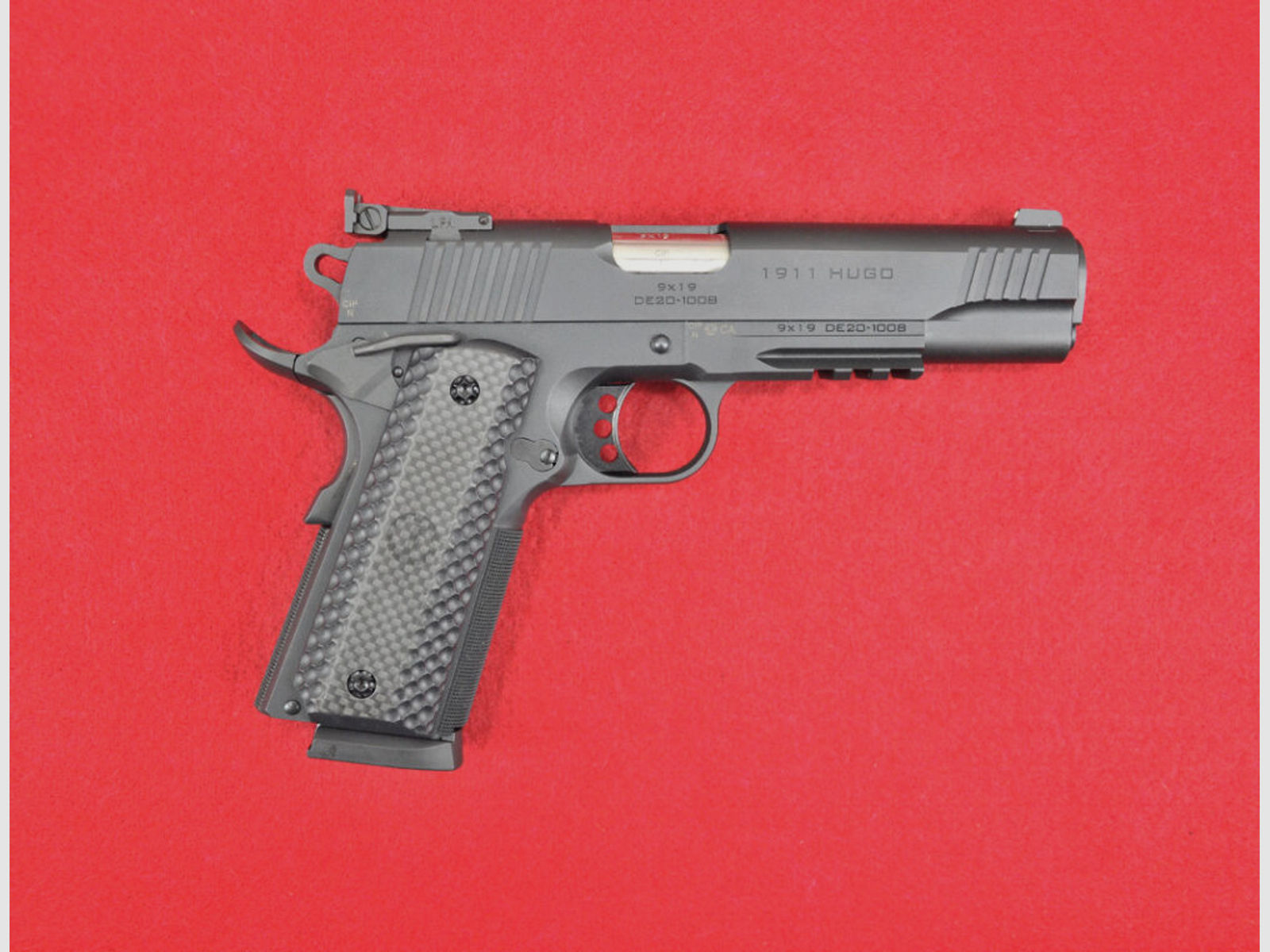 Schmeisser	 Hugo 1911 schwarz 5" 9mm Luger