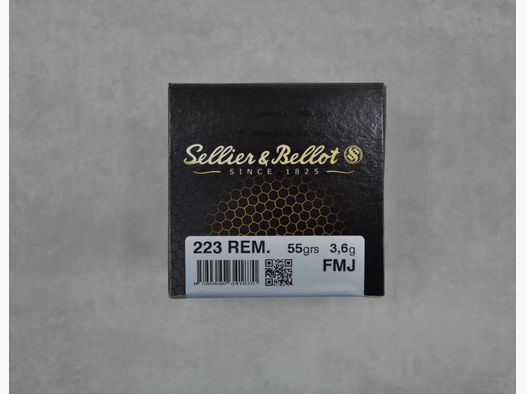 Sellier & Bellot	 FMJ .223 Rem. 55gr *800 Stück*