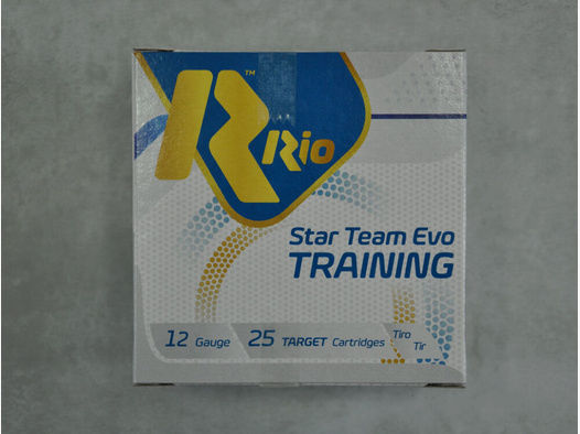 Rio	 Star Team Evo Training 12/70 Trap 2,4mm 24g Nr. 7,5 *1000 Stück*