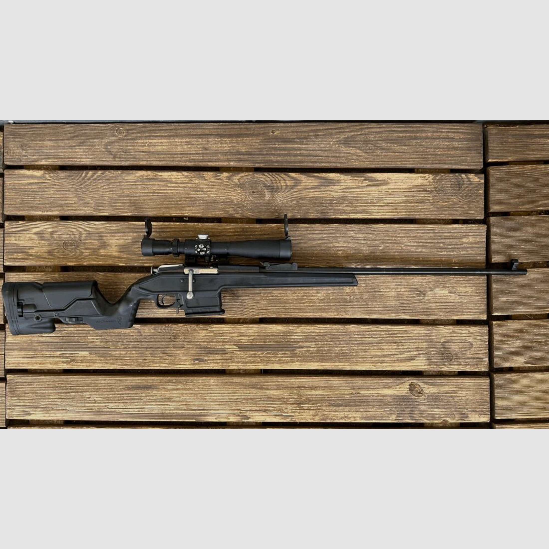 Mosin Nagant Sniper mit Schaft Archangel und ZF Seitenmontage PSPU 4 -10 x4	 7,62x54R