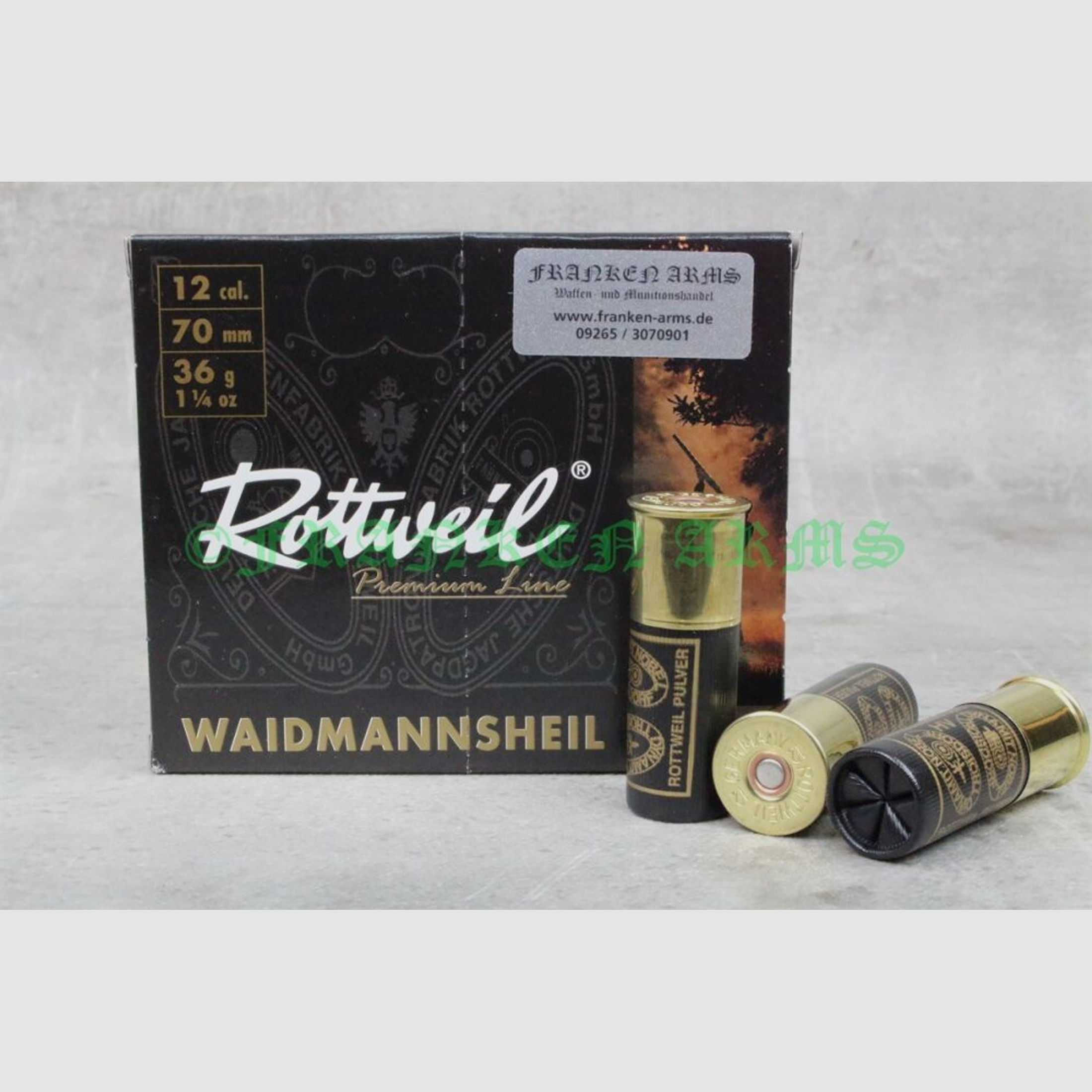 Rottweil	 Waidmannsheil HV 12/70 4,0mm 10Stück Staffelpreise