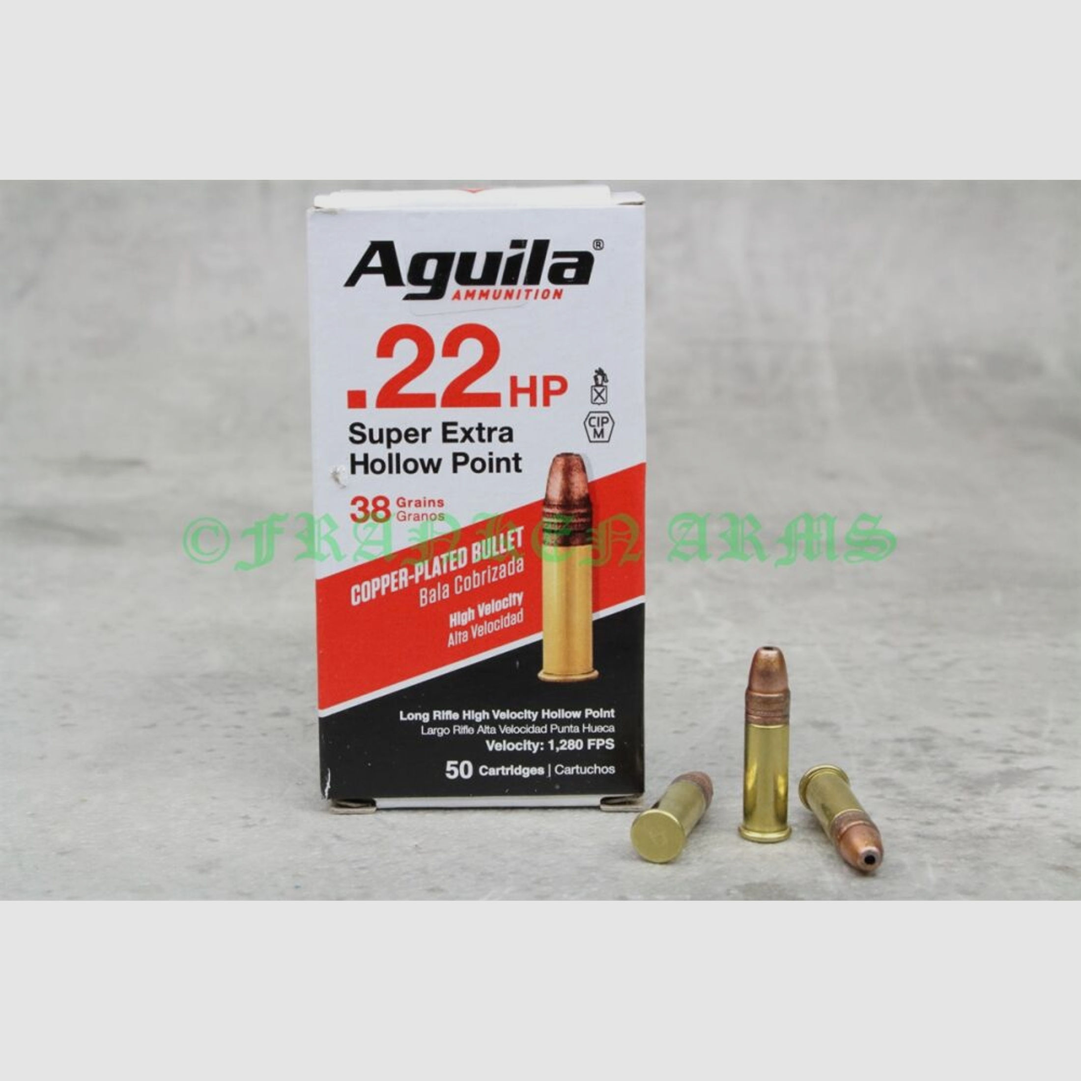 Aquila	 Super Extra .22 lr. HV HP 38gr. 2,5g 50Stück Staffelpreis